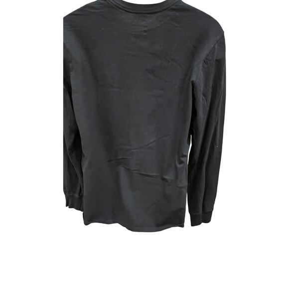 The Nike tee spell out logo graphic black white long sleeve t shirt NWOT y2k L - Picture 3 of 7